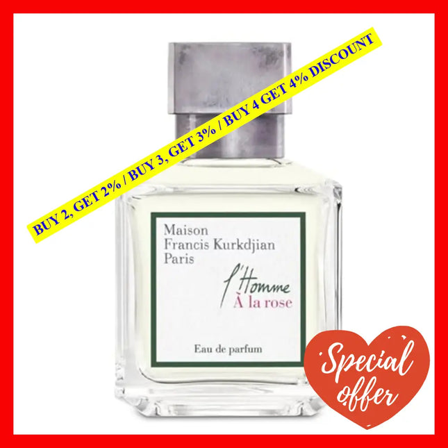 Maison Francis Kurkdjian L’homme A La Rose 2.4Oz / 70Ml Eau De Parfum Spray