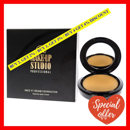 Make-Up Studio Professional Amsterdam Face It Cream Foundation - Yellow Beige Ph10028/Yb