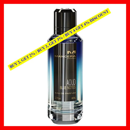 Mancera Aoud Blue Notes 2Oz-60Ml Eau De Parfum For Men And Women
