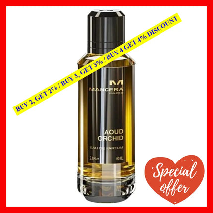 Mancera Aoud Orchid 2Oz - 60Ml Eau De Parfum For Men And Women