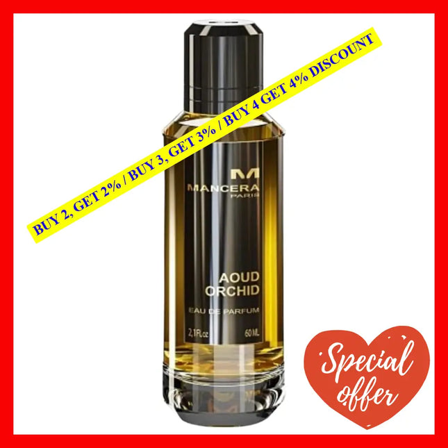 Mancera Aoud Orchid 2Oz - 60Ml Eau De Parfum For Men And Women