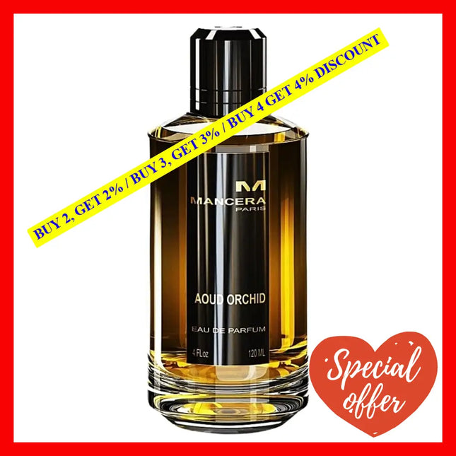 Mancera Aoud Orchid Perfume 4.0Oz 120Ml Eau De Parfum Spray