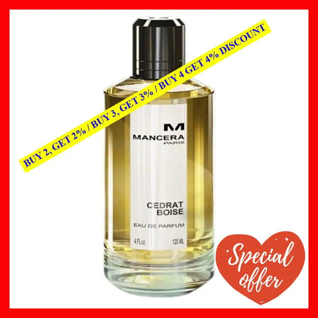 Mancera Cedrat Boise Perfume 4 Oz Eau De Parfum For Men And Women