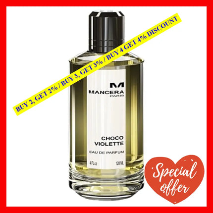 Mancera Choco Violette Perfume 4.0Oz 120Ml Eau De Parfum Spray