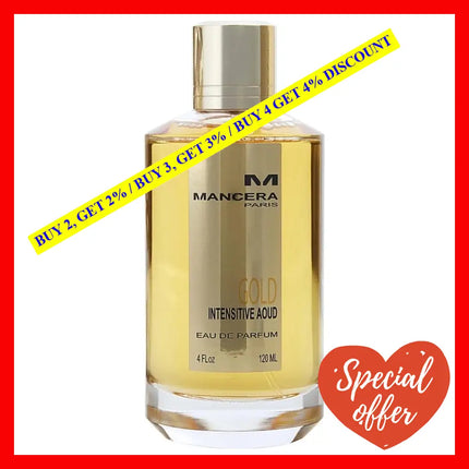 Mancera Gold Intensitive Aoud 4.0Oz 120Ml Eau De Parfum Spray