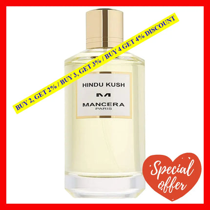 Mancera Hindu Kush Perfume Unisex Eau De Parfum 4 Oz 120 Ml Spray Unisex