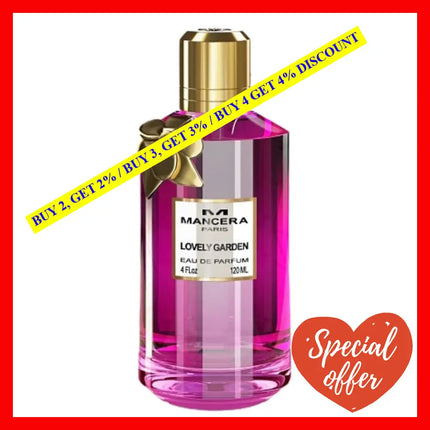 Mancera Lovely Garden 4.0Oz-120Ml Edp Spray