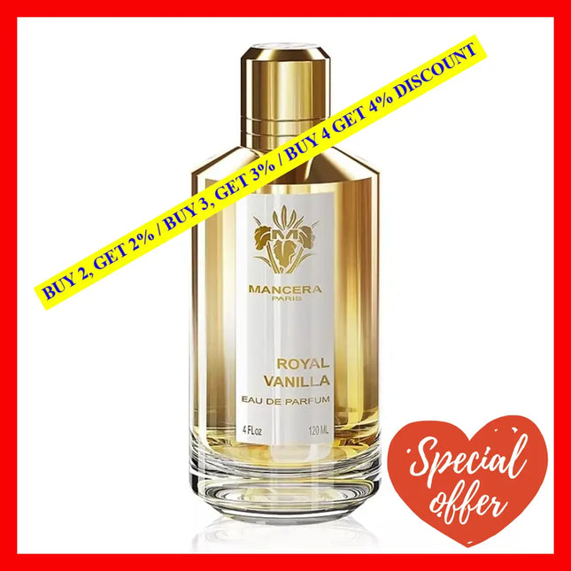 Mancera Royal Vanilla 4.0Oz-120Ml Edp Spray