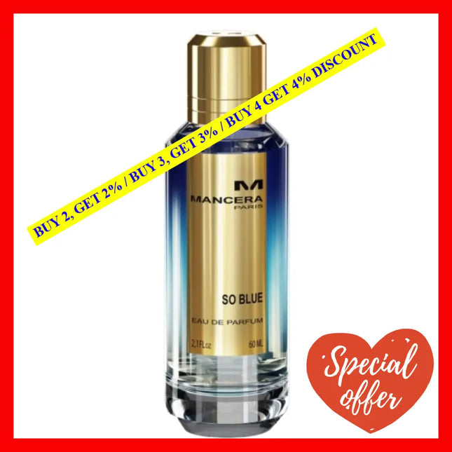 Mancera So Blue 2Oz-60Ml Eau De Parfum For Men And Women