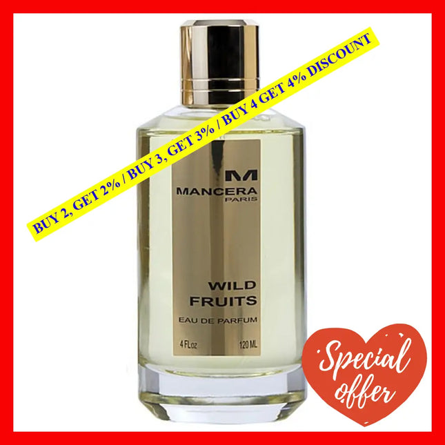 Mancera Wild Fruits Perfume 4.0Oz-120Ml Edp Spray