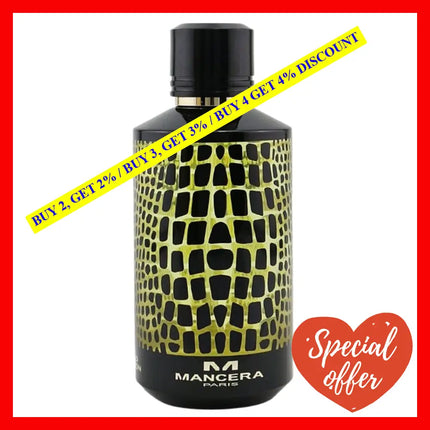 Mancera Wild Python Perfume Edp Spray 4.0Oz-120Ml