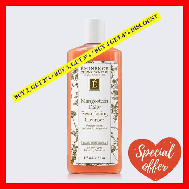 Mangosteen Daily Resurfacing Cleanser By Eminence For Unisex - 4.2 Oz