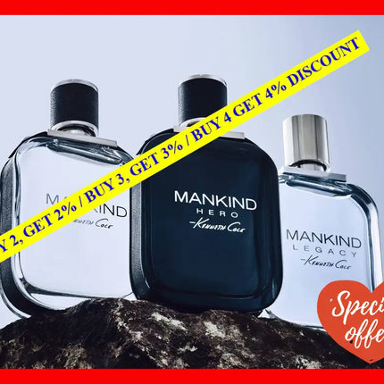Mankind By Kenneth Cole For Men - 3.4 Oz Edt Spray