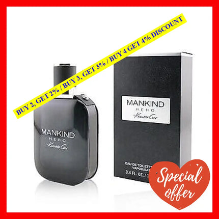 Mankind Hero By Kenneth Cole For Men - 3.4 Oz Edt Spray