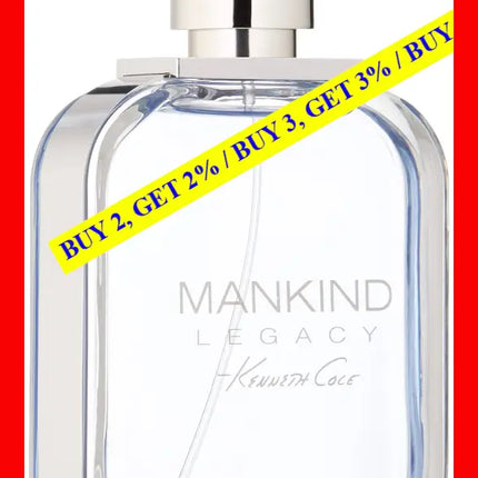 Mankind Legacy By Kenneth Cole For Men - 3.4 Oz Edt Spray