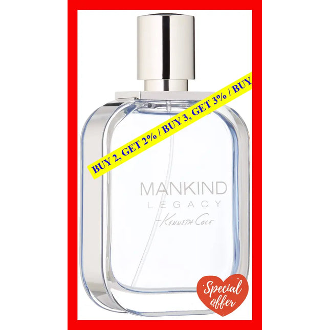 Mankind Legacy By Kenneth Cole For Men - 3.4 Oz Edt Spray