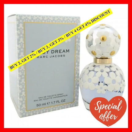 Marc Jacobs Daisy Dream Perfume Edt Spray 1.7 Oz 50 Ml For Women
