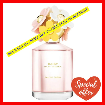 Marc Jacobs Daisy Eau So Fresh Edt Spray 2.5 Oz. / 75 Ml.