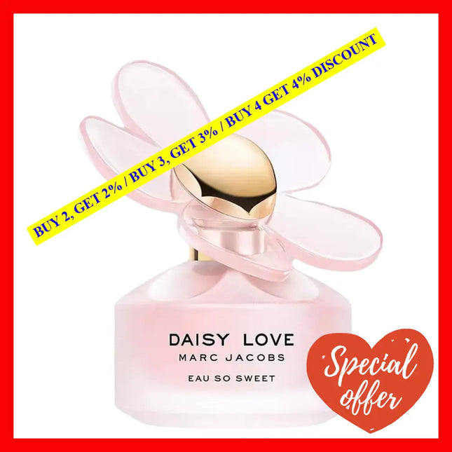 Marc Jacobs Daisy Love Eau So Sweet De Toilette For Women 1.7 Oz / 50 Ml