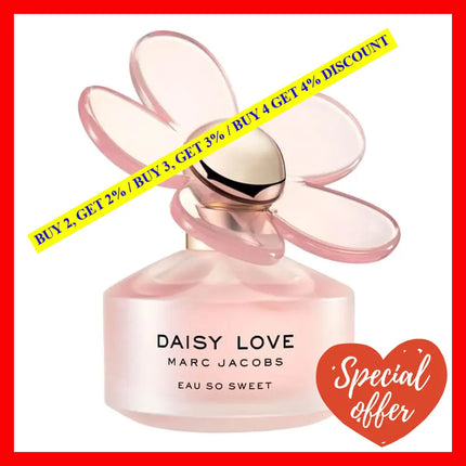 Marc Jacobs Daisy Love Eau So Sweet For Women De Toilette 3.3 Oz 100 Ml Spray Women