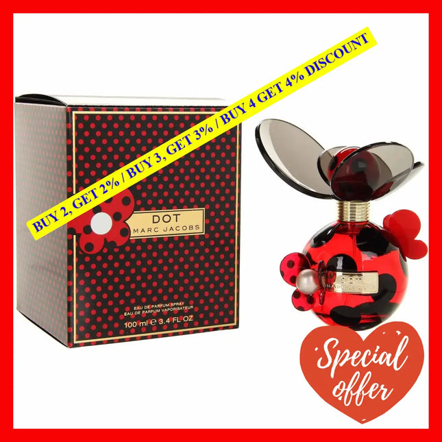 Marc Jacobs Dot By For Women - 3.4 Oz Edp Spray