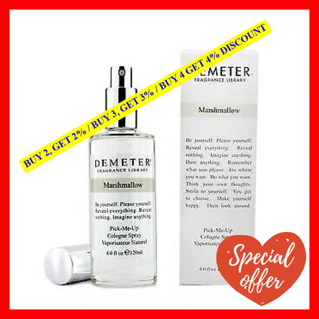 Marshmallow By Demeter For Women - 4 Oz Cologne Spray