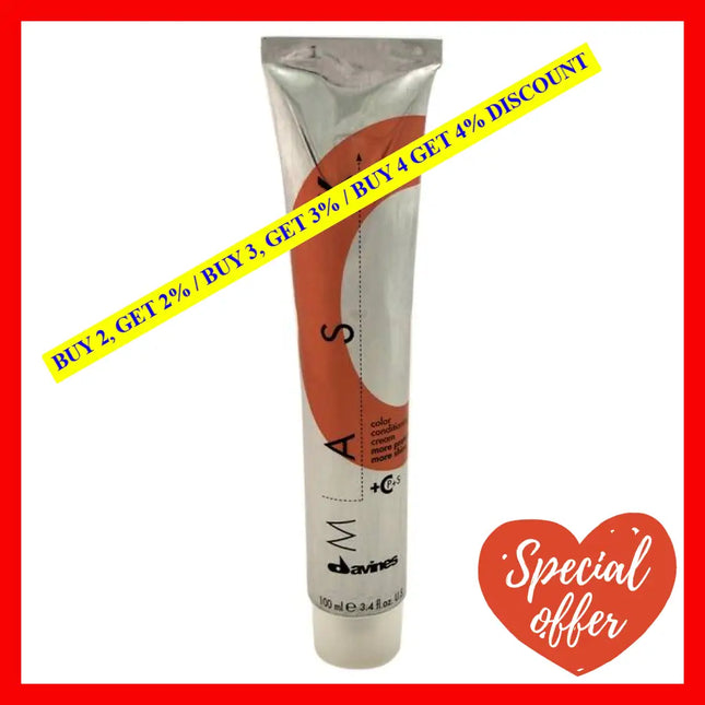 Mask Color Conditioning System # 6Rg Dark Beige Golden Blonde By Davines For Unisex - 3.4 Oz Hair