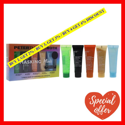 Mask-Erade Kit By Peter Thomas Roth For Unisex - 5 Pc 0.47Oz Cucumber Gel Mask Extreme Detoxify