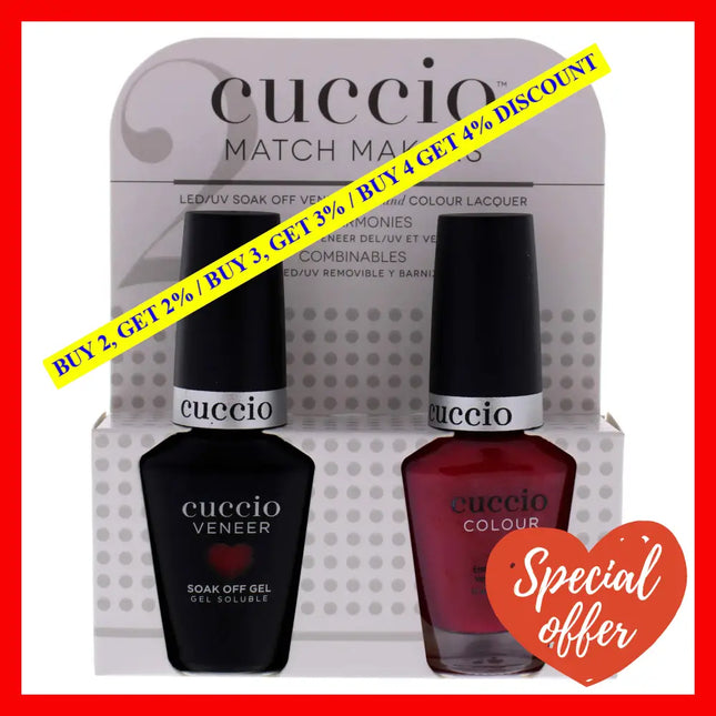 Match Makers Set - High Resolutions By Cuccio Colour For Women 2 Pc 0.44Oz Veneer Soak Of Gel Nail