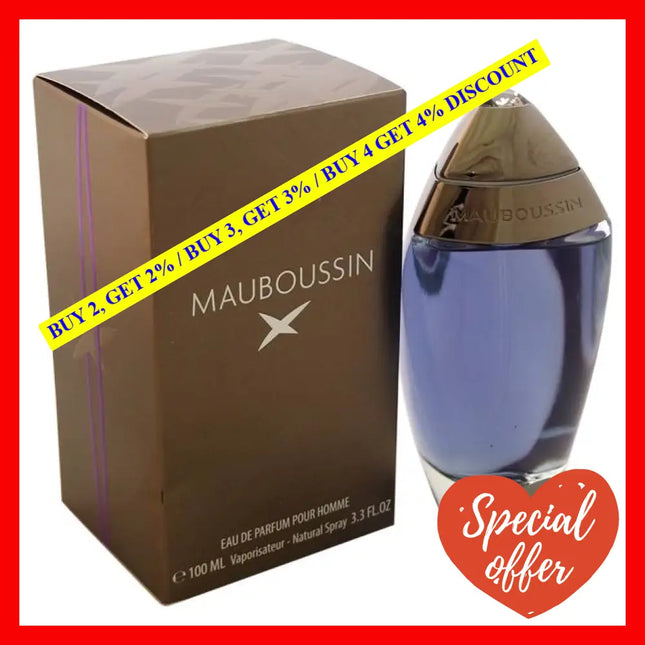 Mauboussin By For Men - 3.3 Oz Edp Spray