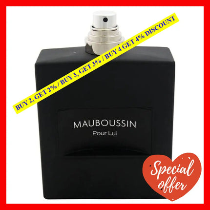 Mauboussin Pour Lui In Black By For Men - 3.3 Oz Edp Spray (Tester)