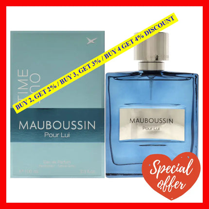 Mauboussin Pour Lui Time Out By For Men - 3.3 Oz Edp Spray