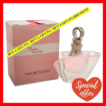 Mauboussin Rose Pour Elle By For Women - 1.7 Oz Edp Spray