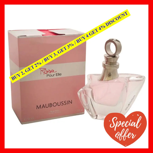 Mauboussin Rose Pour Elle By For Women - 1.7 Oz Edp Spray