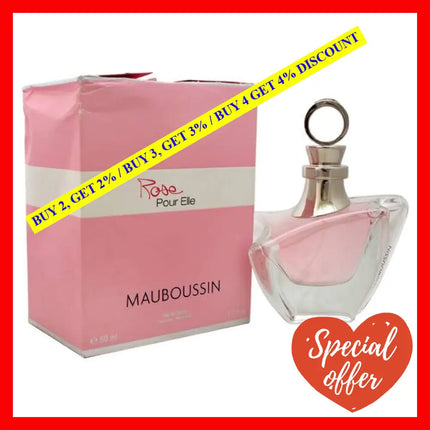 Mauboussin Rose Pour Elle By For Women - 1.7 Oz Edt Spray (Tester)