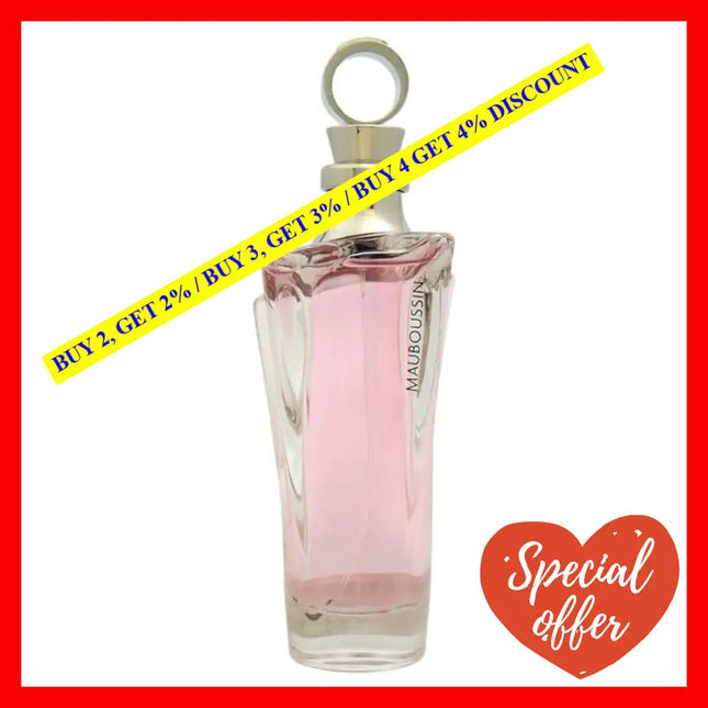 Mauboussin Rose Pour Elle By For Women - 3.3 Oz Edp Spray (Tester)