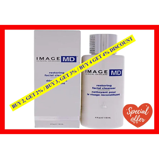 Md Restoring Facial Cleanser By Image For Unisex - 4 Oz
