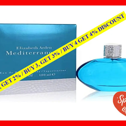 Mediterranean By Elizabeth Arden For Women - 3.3 Oz Edp Spray