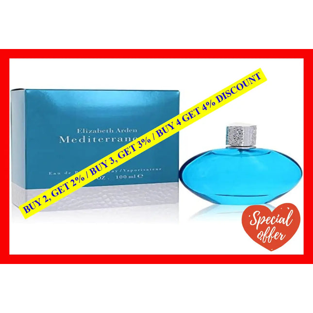 Mediterranean By Elizabeth Arden For Women - 3.3 Oz Edp Spray