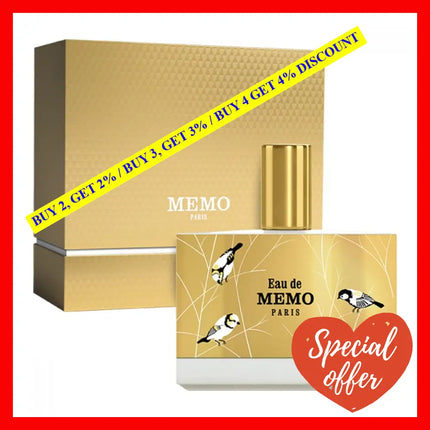 Memo Paris Eau De Perfume De Parfum Spray Ml Unisex 3.4 Oz / 100