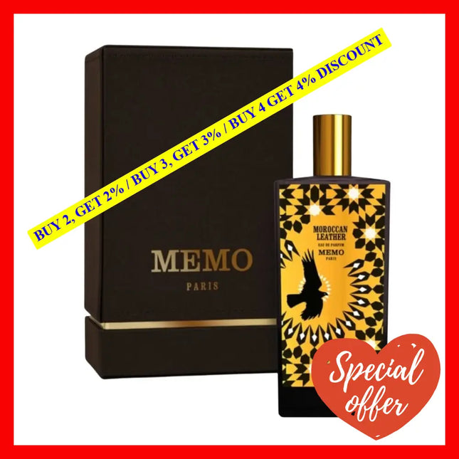 Memo Paris Moroccan Leather Perfume 2.5Oz/75Ml Eau De Parfum Spray