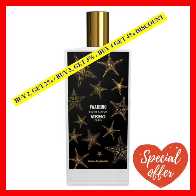 Memo Paris Vaadhoo Perfume Eau De Parfum Spray 2.5 Oz 75Ml Unisex