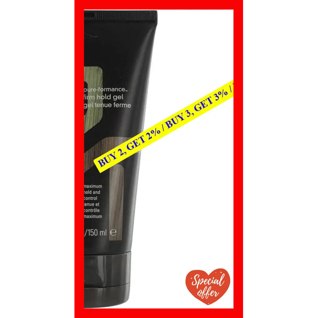 Men Pure-Formance Firm Hold Gel By Aveda For - 5 Oz