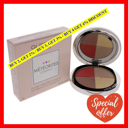 Meteorites Compact Blotting And Lighting Powder - 4 Golden By Guerlain For Women 0.28 Oz