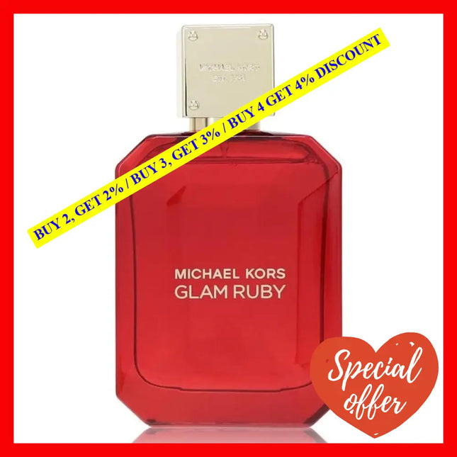 Michael Kors Glam Ruby Edp Spray 3.4Oz-100Ml