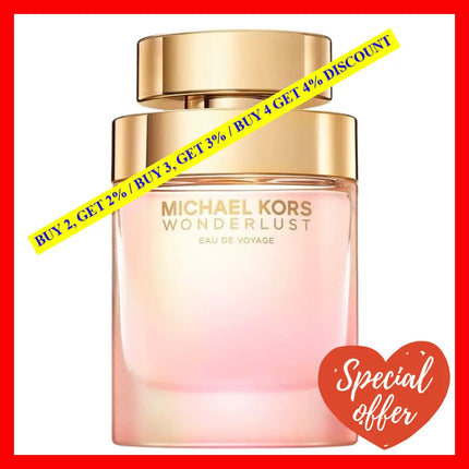 Michael Kors Wonderlust Eau De Voyage Ml Parfum Spray 3.4 Oz / 100