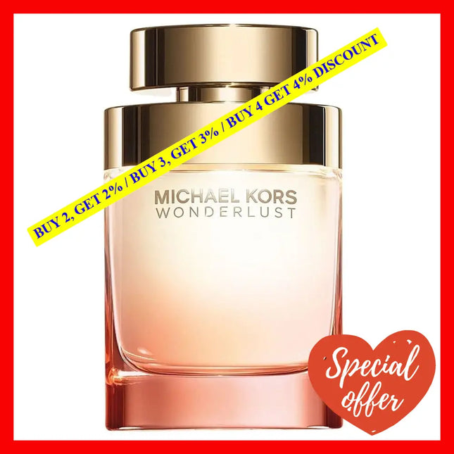 Michael Kors Wonderlust For Women Eau De Parfum Ml Spray 3.4 Oz / 100