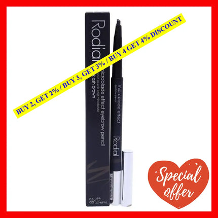 Microblade Effect Eyebrow Pencil - Dark Ash Brown By Rodial For Women 0.01 Oz
