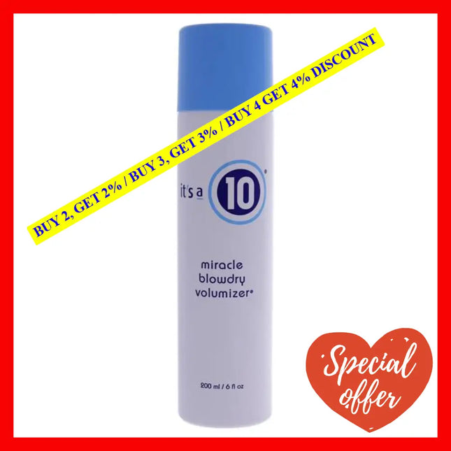 Miracle Blowdry Volumizer By Its A 10 For Unisex - 6 Oz Hair Spray