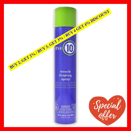 Miracle Finishing Spray By Its A 10 For Unisex - Oz Hair